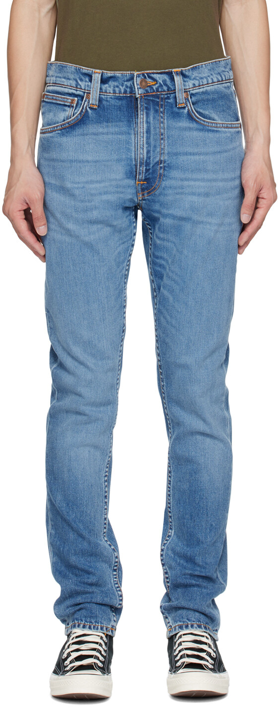 

Джинсы Nudie Синие джинсы Lean Dean Nudie Jeans