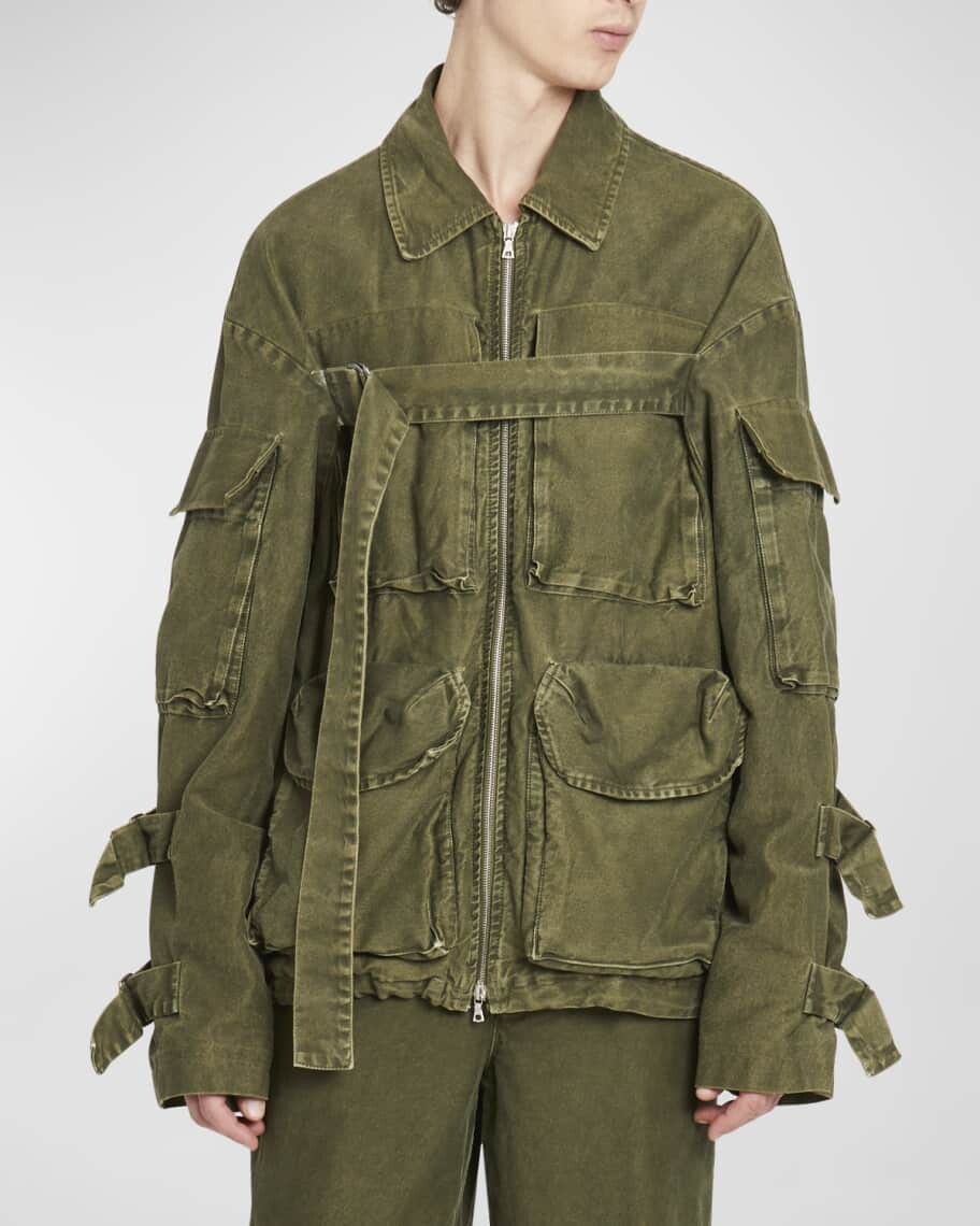 

Мужская куртка-карго Vonac Dries Van Noten, Серый