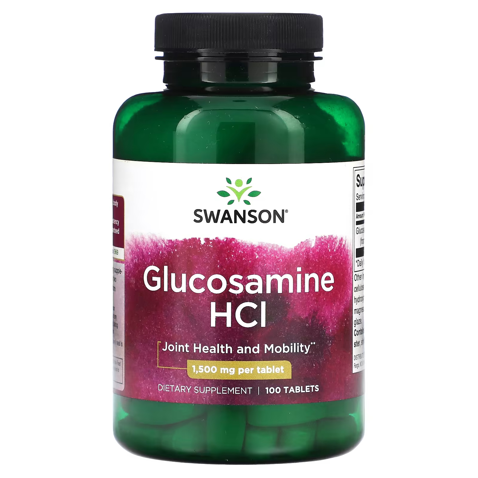 Глюкозамин гидрохлорид Swanson для суставов, 100 таблеток