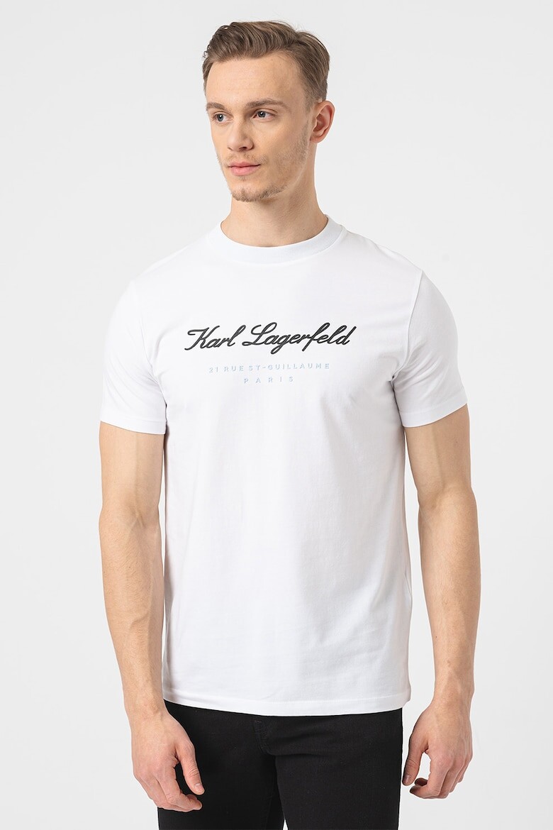 

Футболка с логотипами Karl Lagerfeld, черный