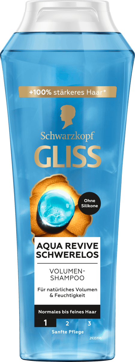 Шампунь Aqua Revive Schwerelos 250мл Schwarzkopf