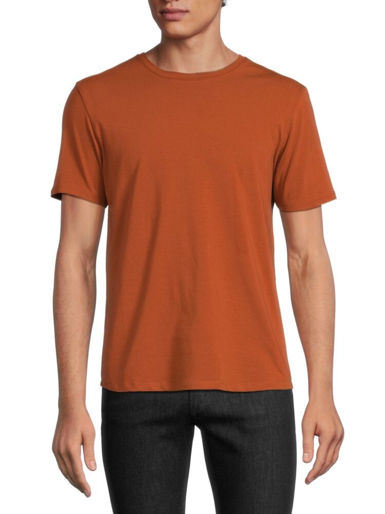 

Классическая футболка с круглым вырезом Kenneth Cole, цвет Medium Orange