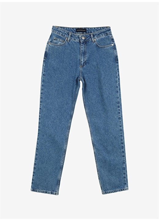 Прямые женские джинсовые брюки цвета индиго с высокой талией Aeropostale цена и фото