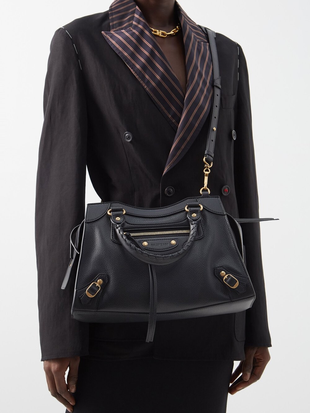 

Маленькая сумка neo classic city из зернистой кожи Balenciaga, черный