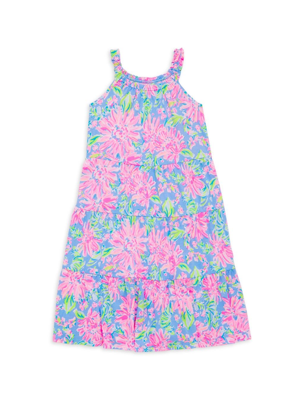 

Мини-платье Loro Midi для маленьких девочек и девочек Lilly Pulitzer Kids, зеленый