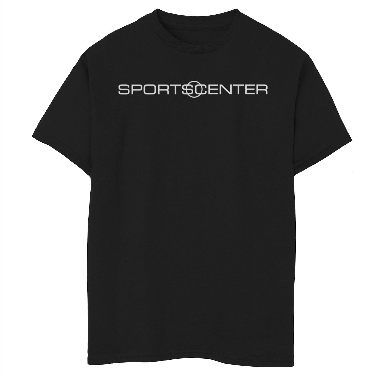 

Белая футболка с графическим логотипом и текстовым логотипом ESPN SportsCenter для мальчиков 8–20 лет Licensed Character, Белый