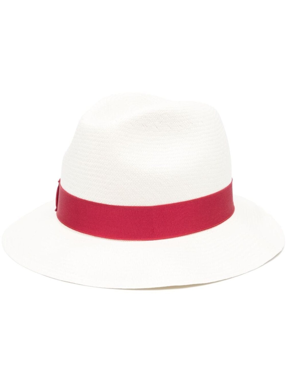 

Borsalino соломенная шляпа-федора Panama, белый
