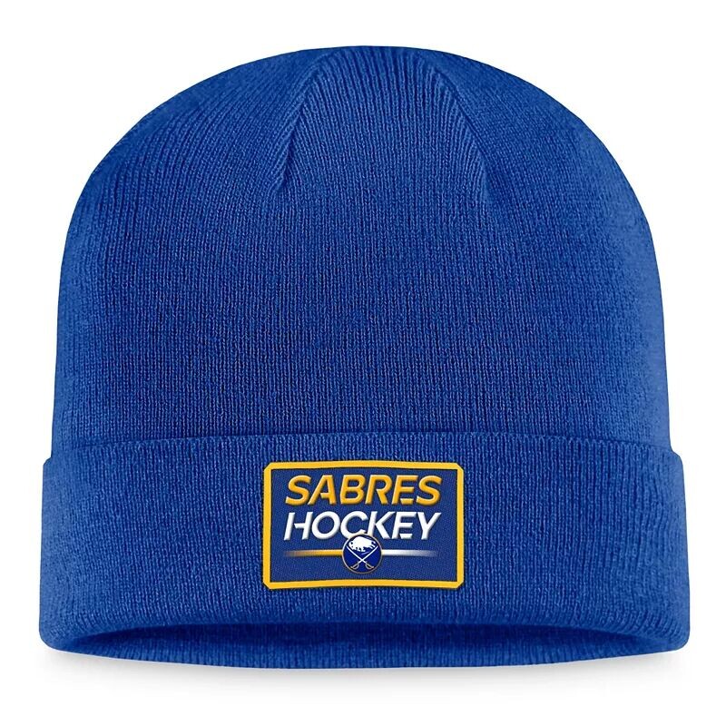 

NHL Buffalo Sabers 2023 Authentic Pro Prime Royal Шапка с манжетами
