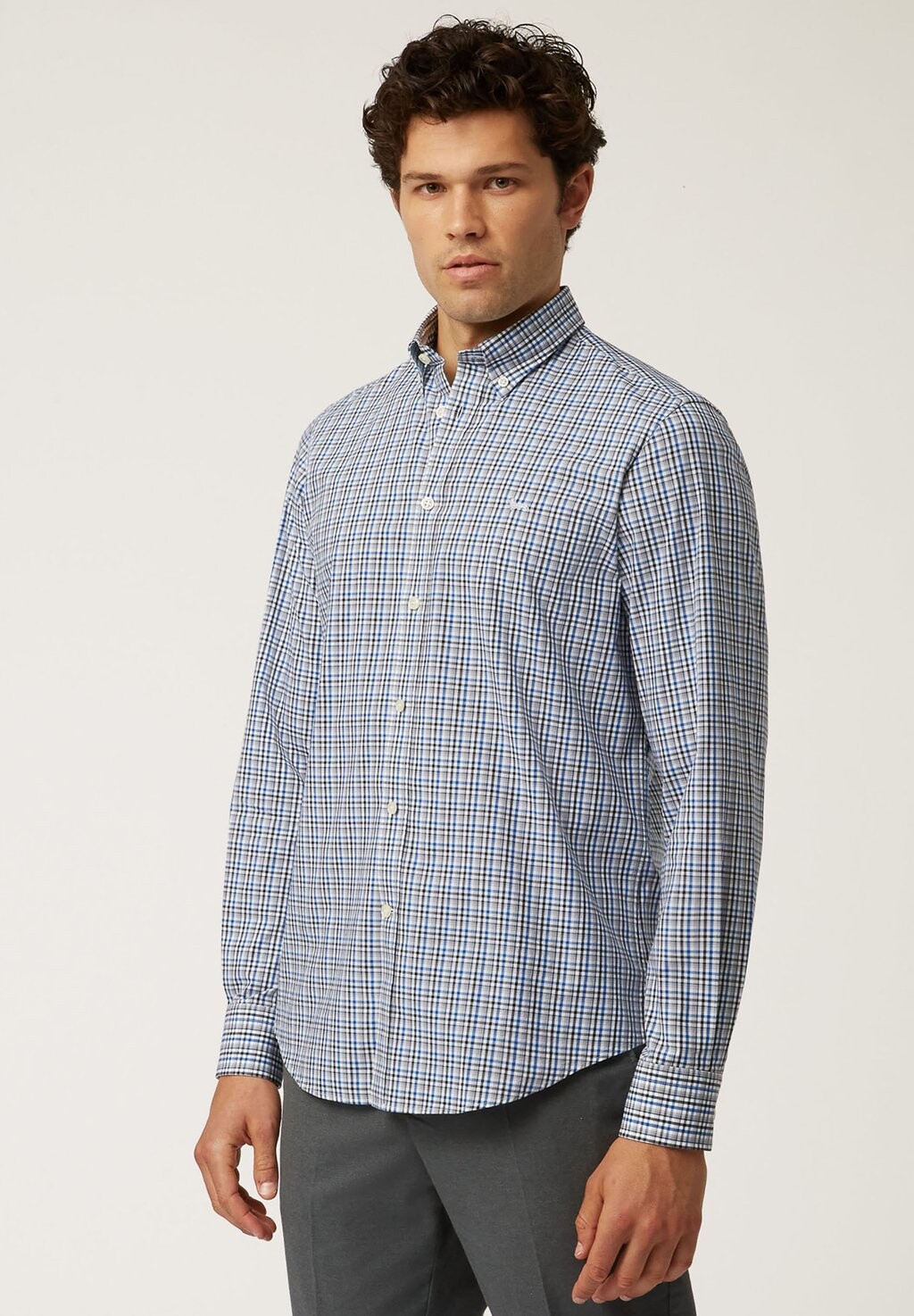 

Рубашка Check Harmont & Blaine, цвет blu scuro