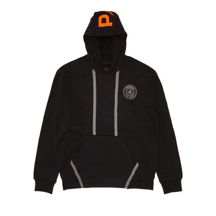 

Худи Paris Saint-Germain x Jordan Third Fleece 'Black', черный