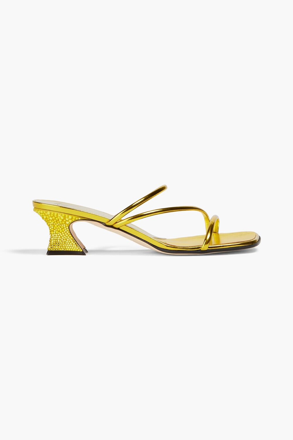 

Кожаные сабо Metallica Giuseppe Zanotti, зеленый лайм