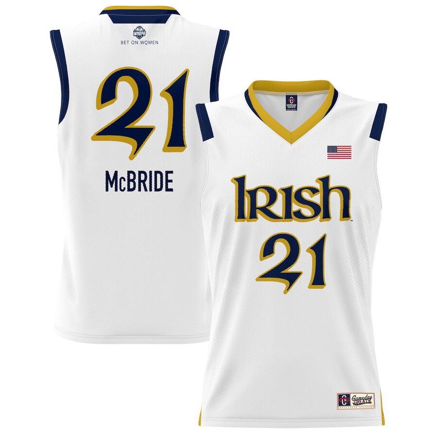 

Джерси ProSphere Notre Dame Fighting Irish, белый