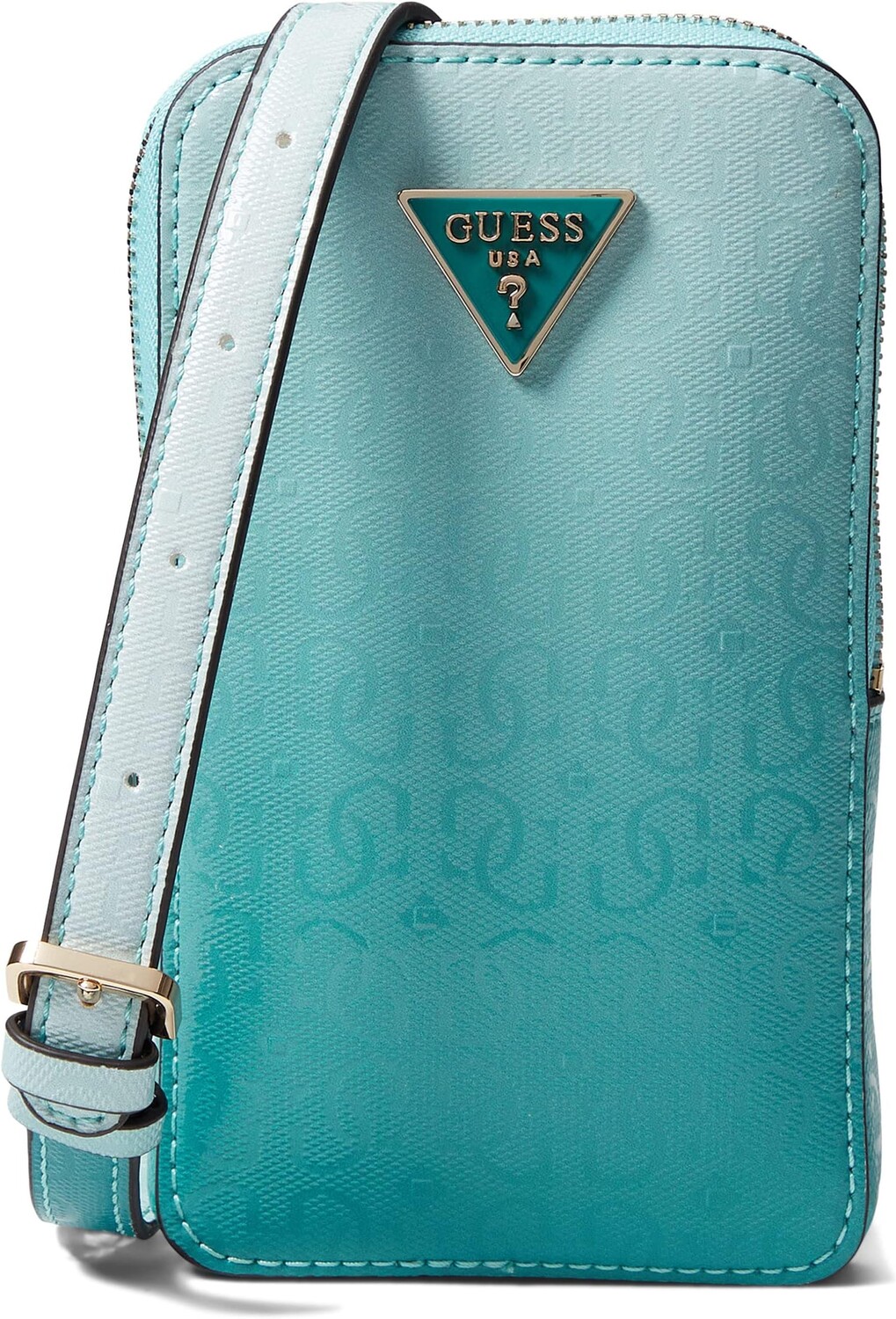 

Сумка Alexie Chit Chat GUESS, цвет Aqua Multi Ombre