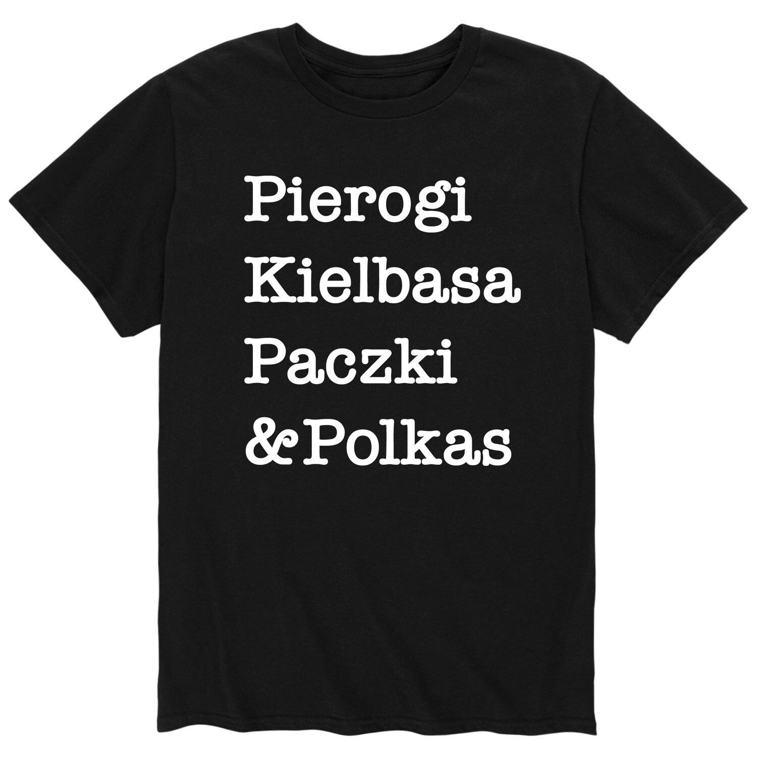

Мужская футболка "Pierogi Kielbasa Paczki Polkas" Licensed Character