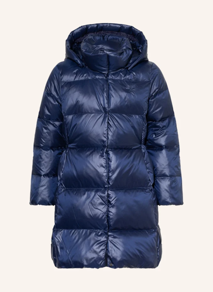 

Пуховое пальто Polo Ralph Lauren, синий