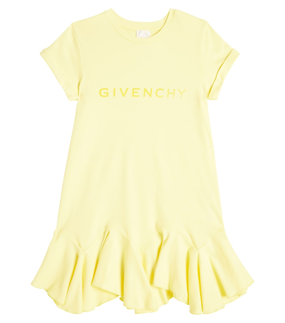 Хлопковое платье Givenchy, желтый