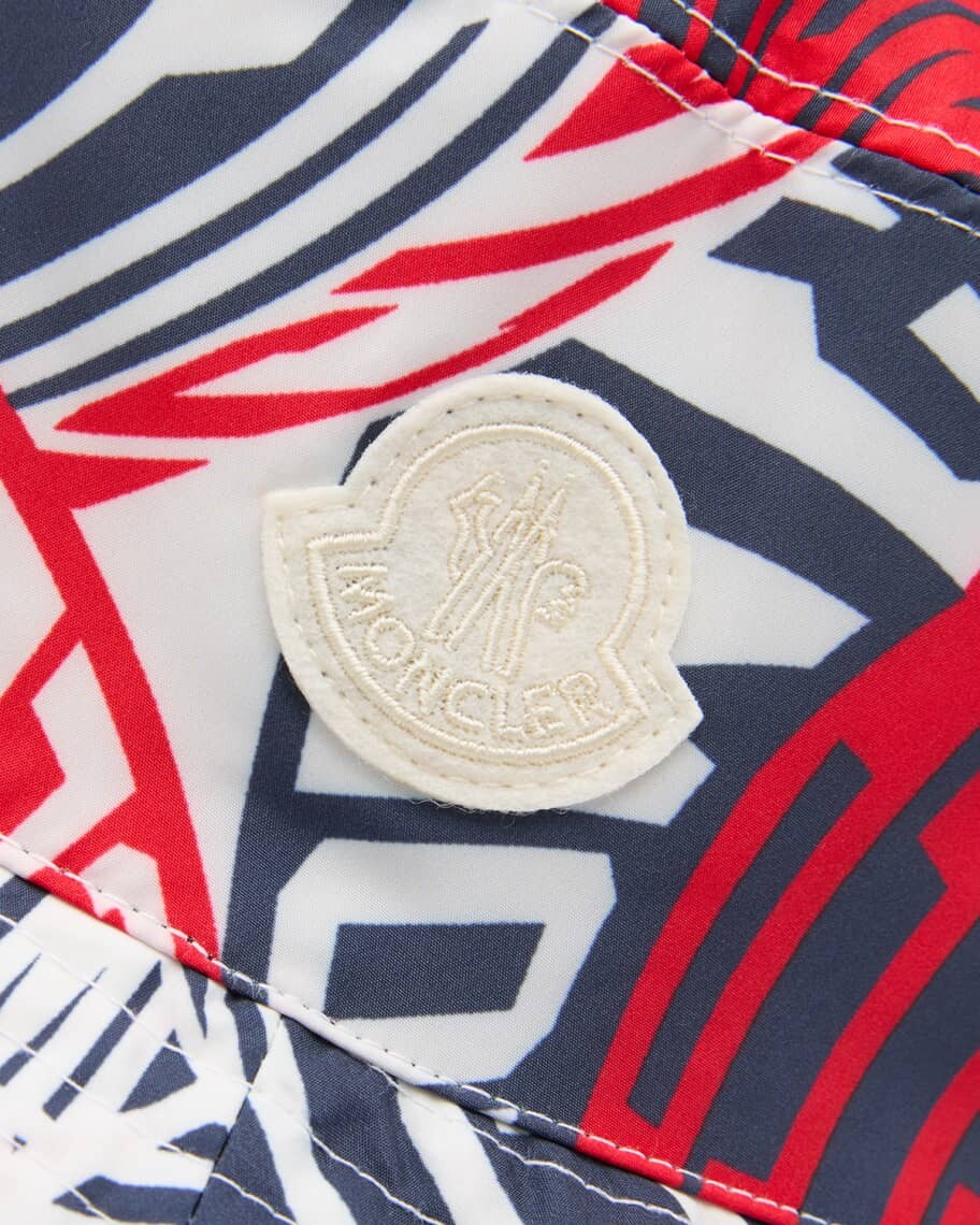 

Мужская панама с волнистым принтом Moncler