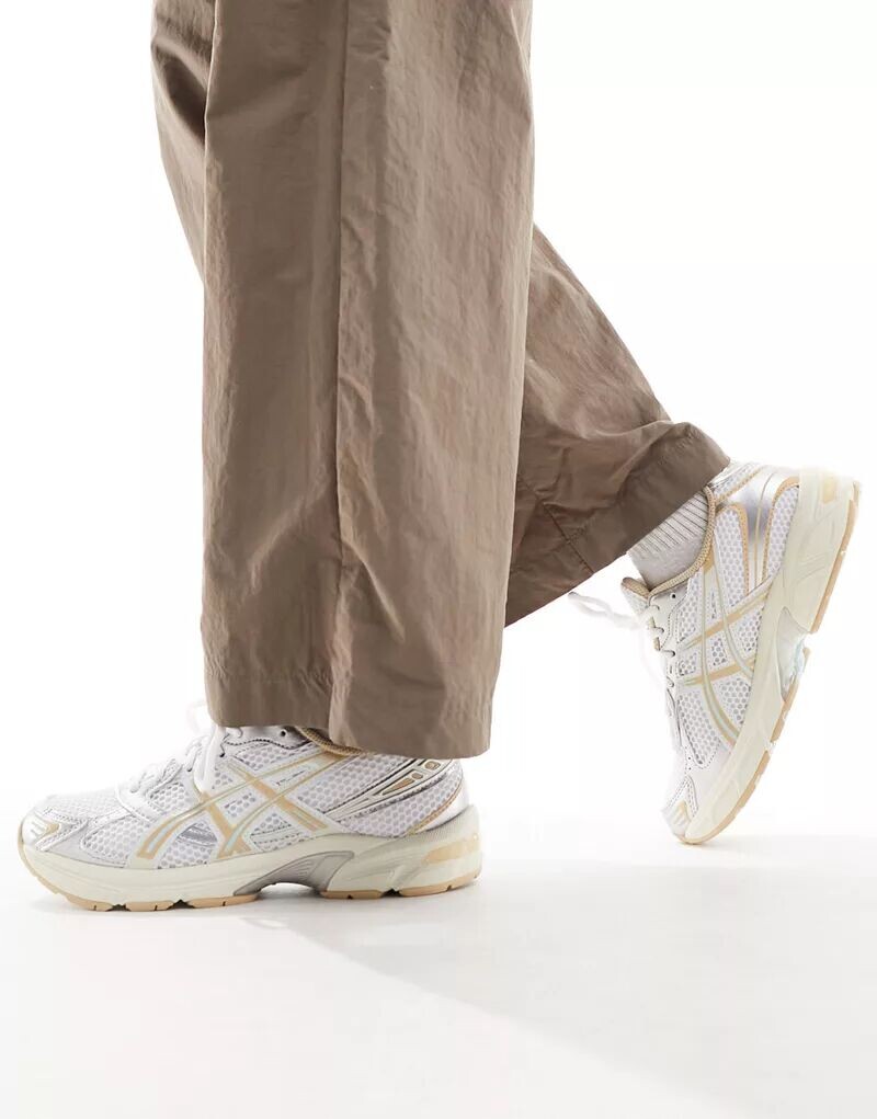 

Бело-бежевые кроссовки Asics Gel-1130