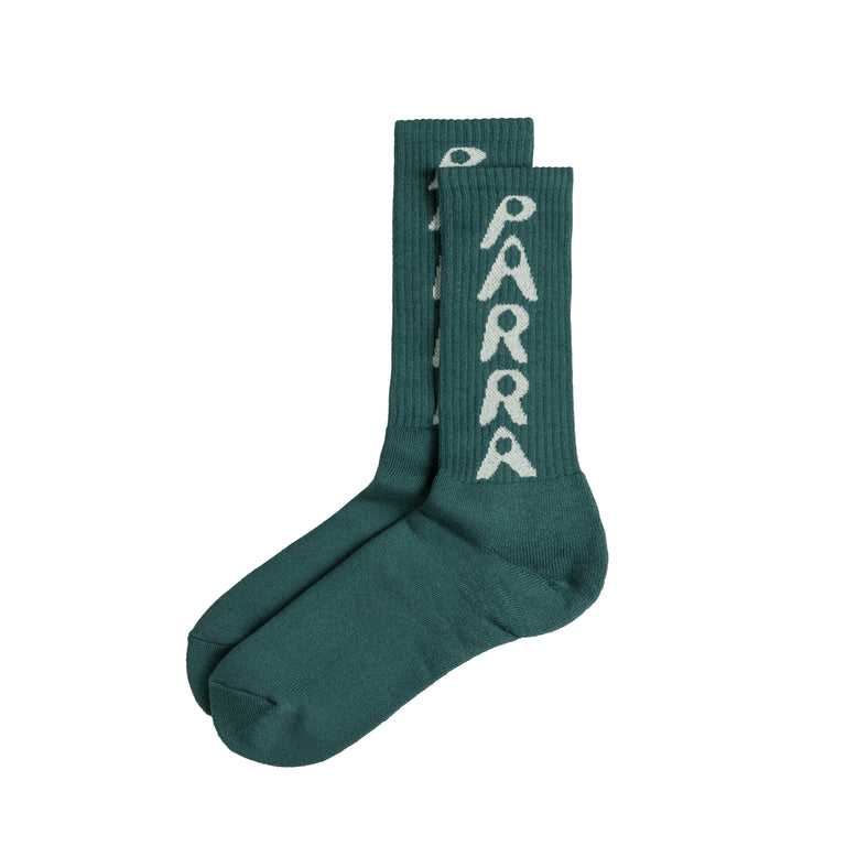 Носки Hole Logo Crew Socks By Parra, зеленый