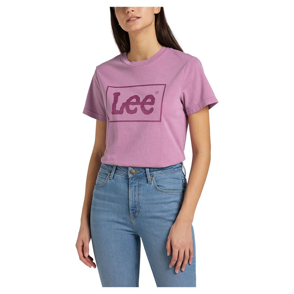 

Футболка Lee Regular Graphic Short Sleeve Crew Neck, розовый