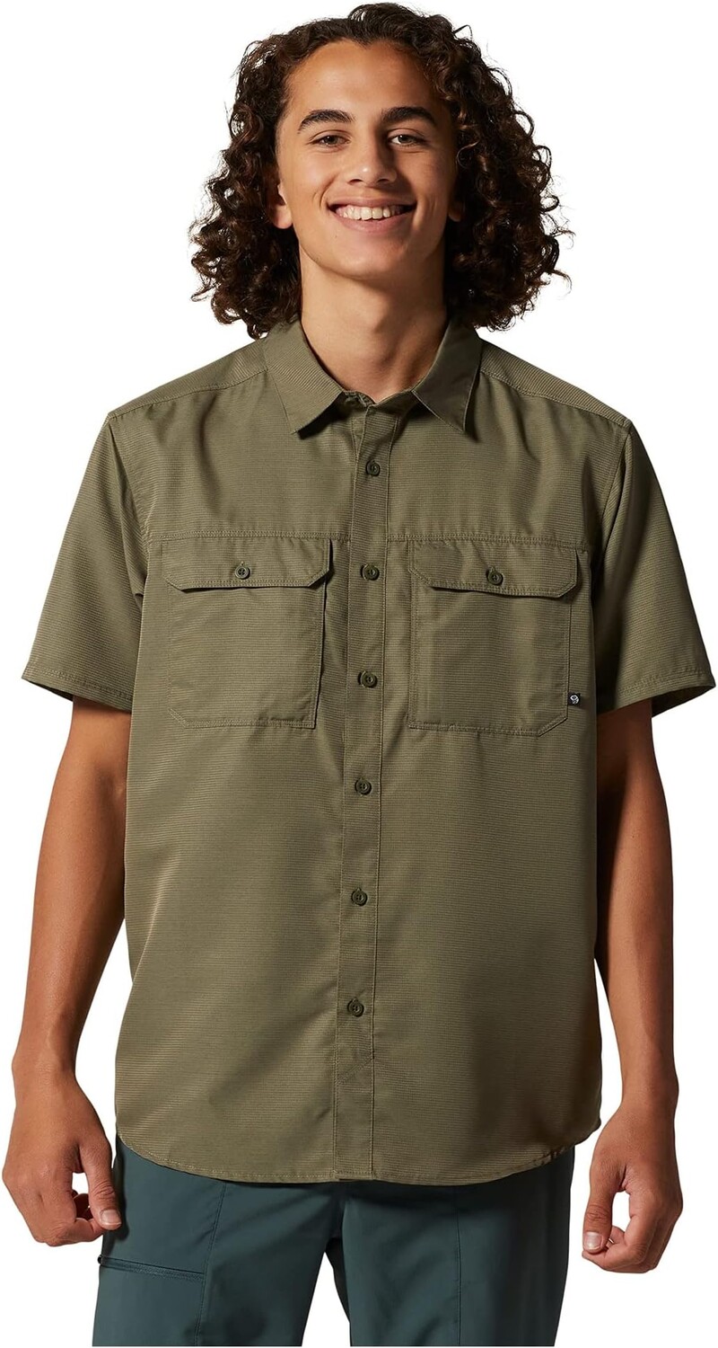 

Рубашка с коротким рукавом Big & Tall Canyon Mountain Hardwear, цвет Stone Green