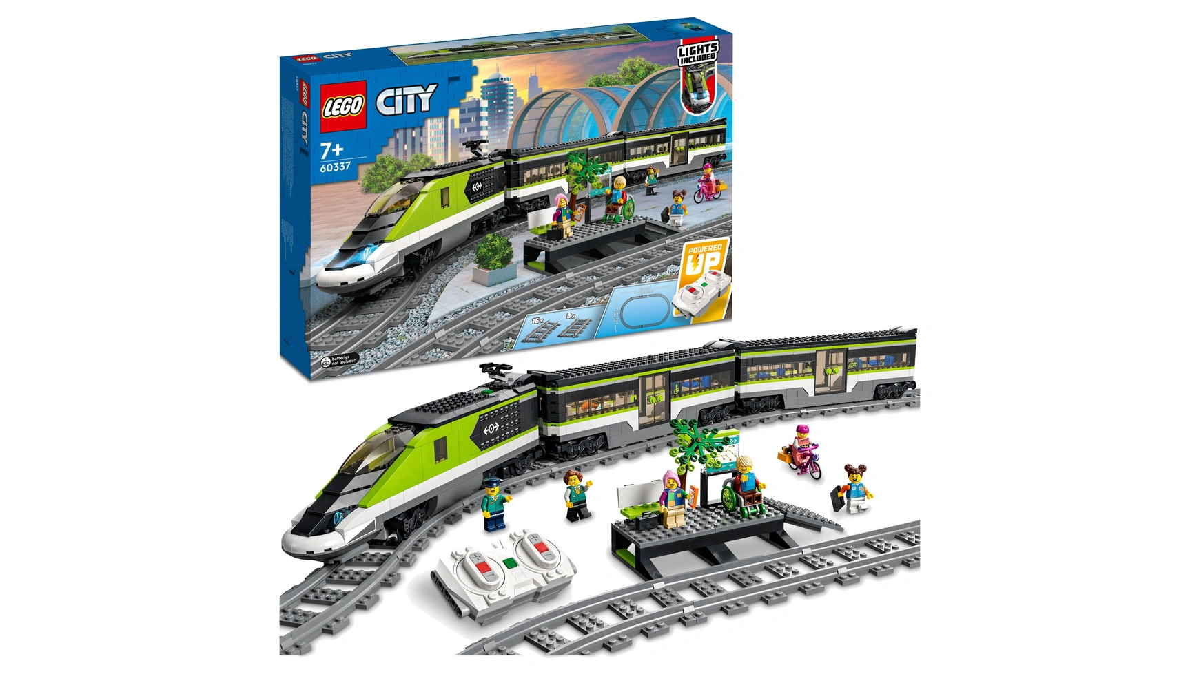 конструктор lego city 60051 скоростной пассажирский поезд Lego City Пассажирский экспресс