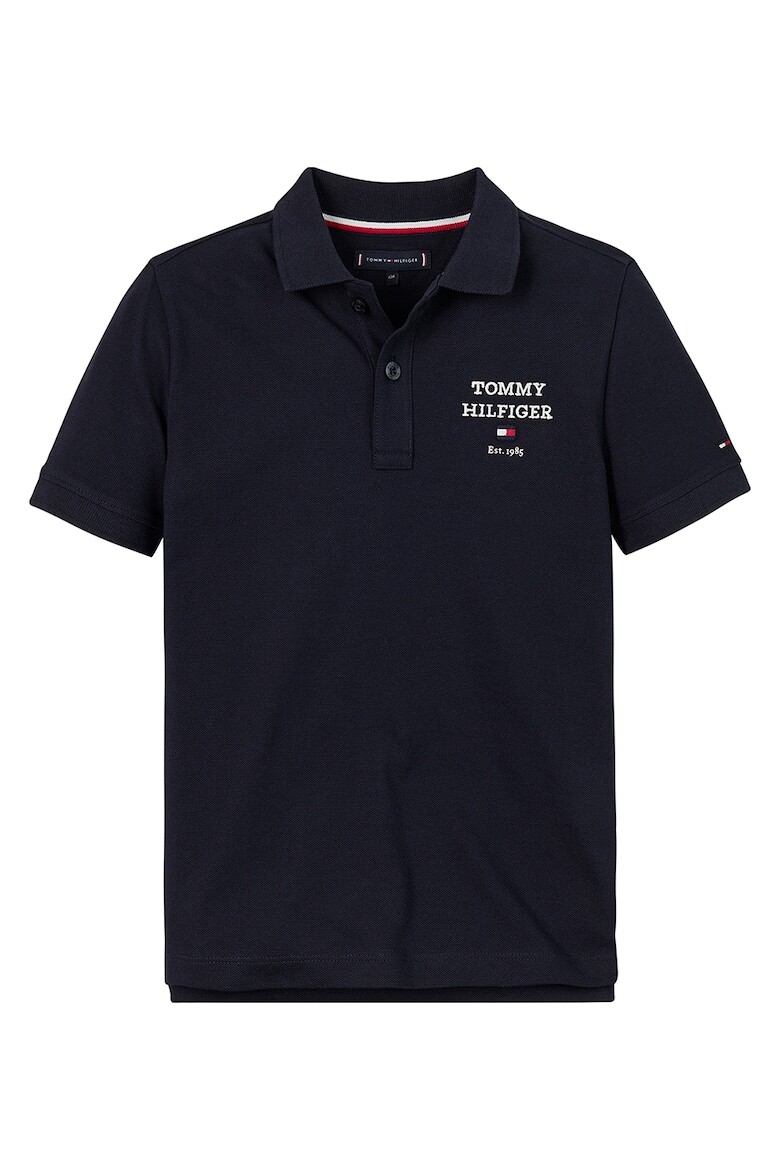 

Футболка из органического хлопка с воротником Tommy Hilfiger, синий
