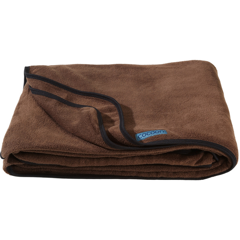 Флисовое одеяло Cocoon, коричневый