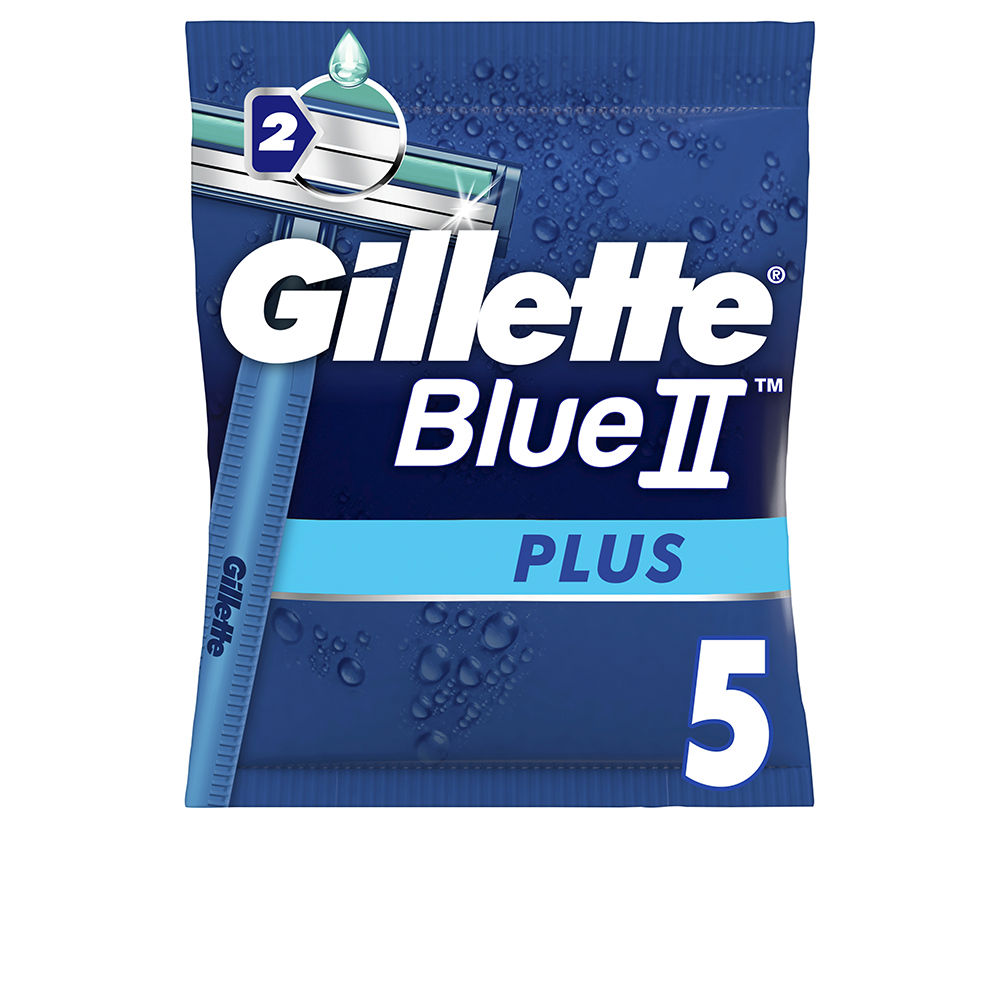 Лезвия бритвы Blue ii plus cuchilla de afeitar desechable Gillette, 5 шт