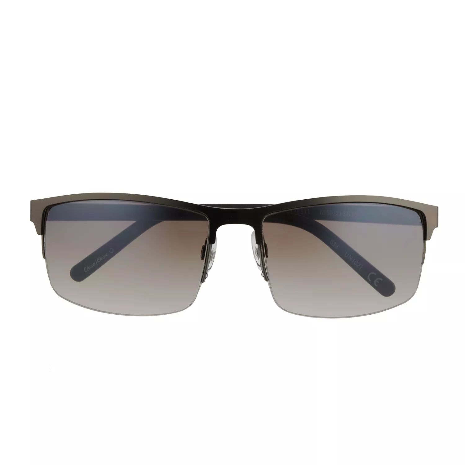 Мужские солнцезащитные очки Sonoma Goods For Life 61 мм в металлической полуоправе