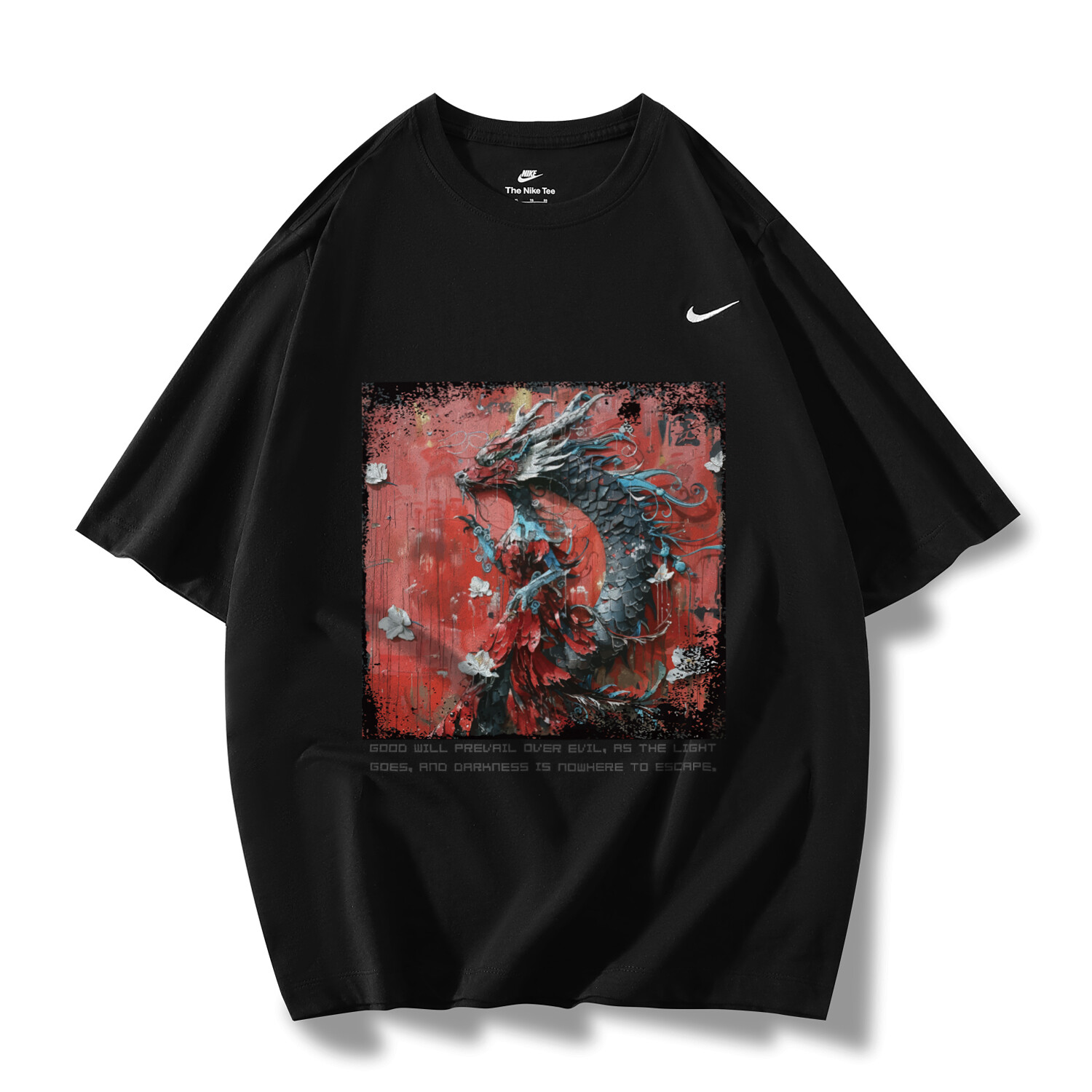 

Футболка унисекс черная Nike, черный