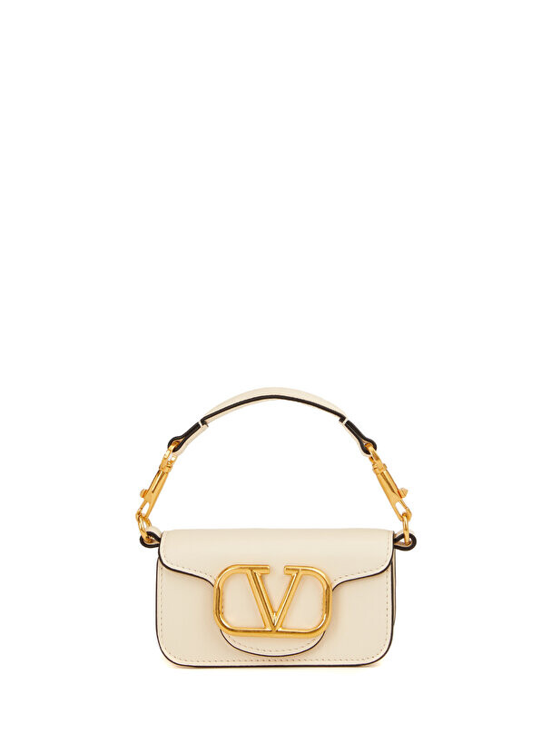 

Женская кожаная сумка locò micro ecru Valentino Garavani