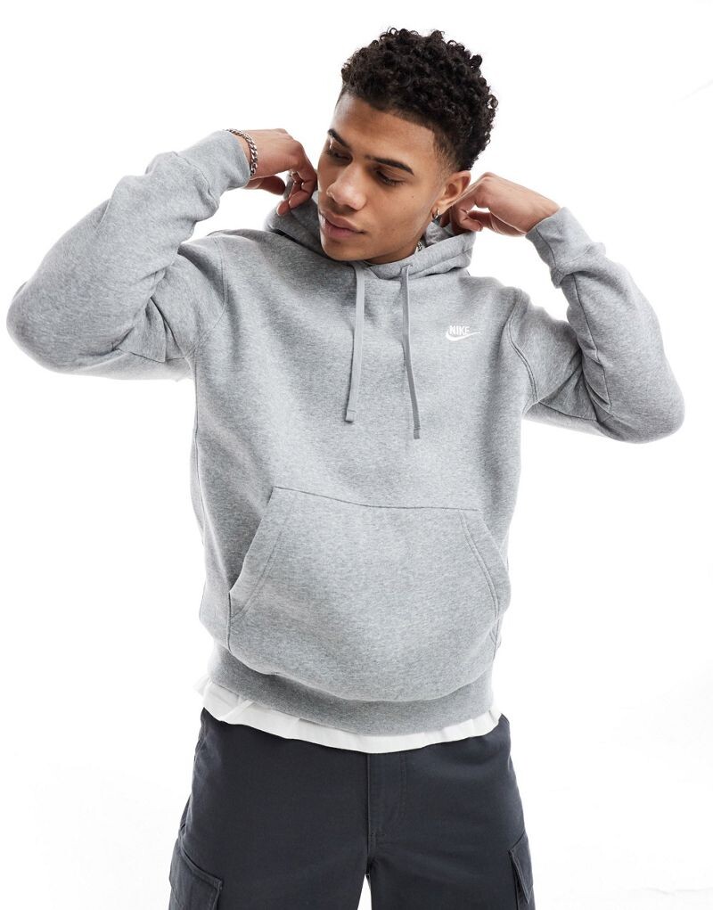 Серая худи Nike Club