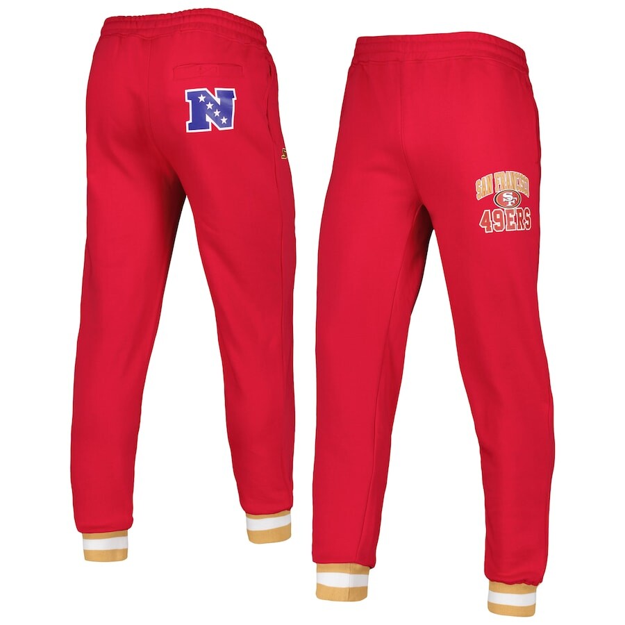 

Джоггеры Starter San Francisco 49Ers, алый