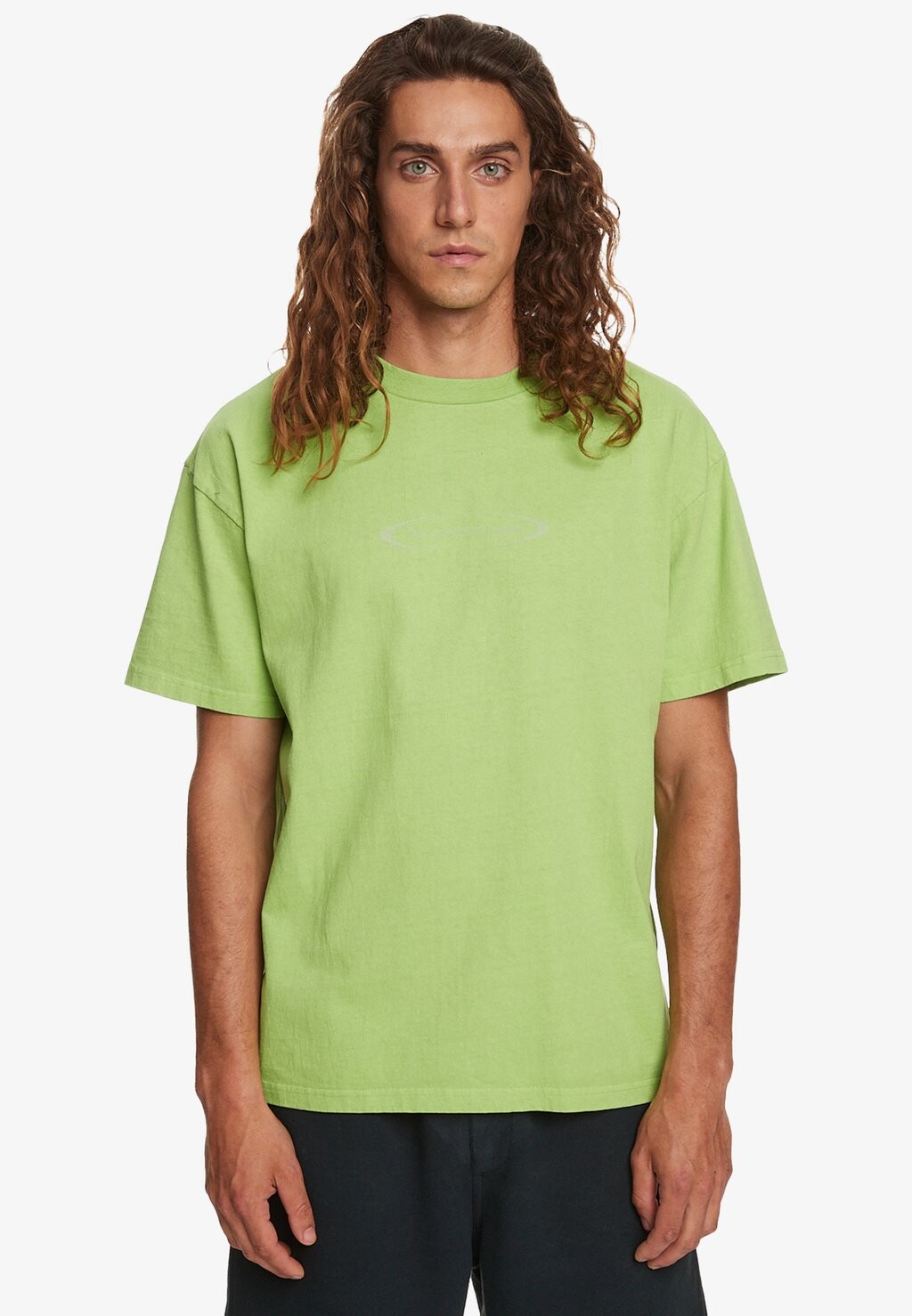 

Футболка с принтом Quiksilver, зеленый