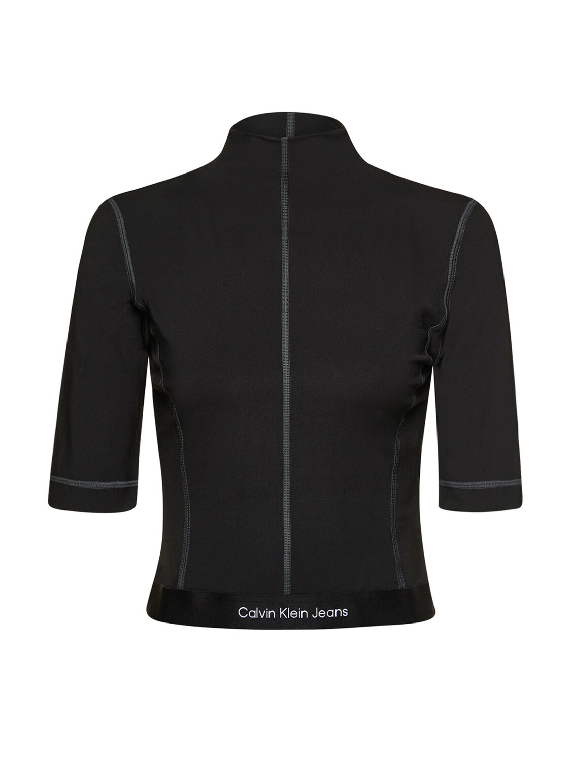 

Джинсы Calvin Klein верх с вырезом Calvin Klein Jeans, черный
