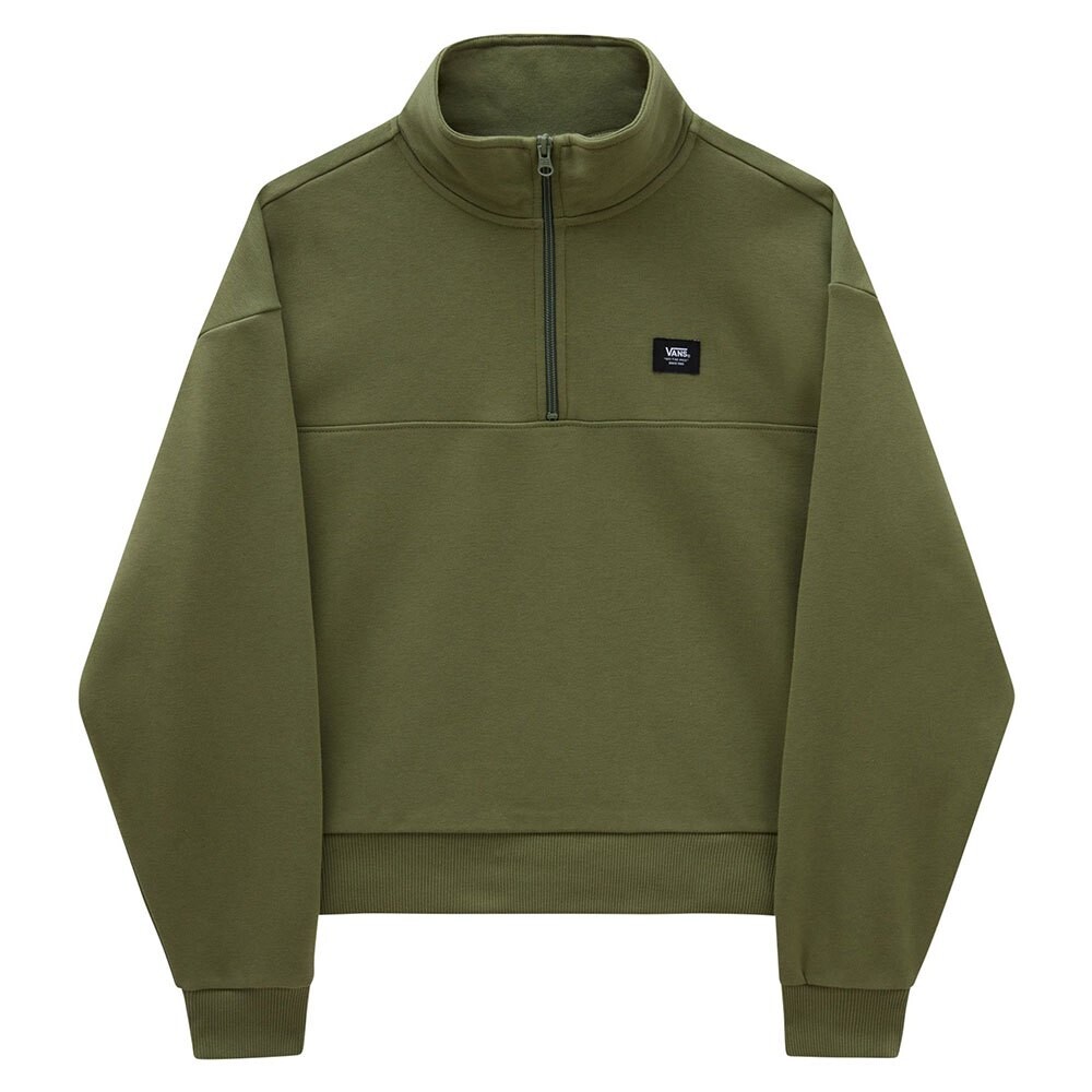 

Толстовка Vans Leighton Fleece Mock Neck Half Zip, зеленый