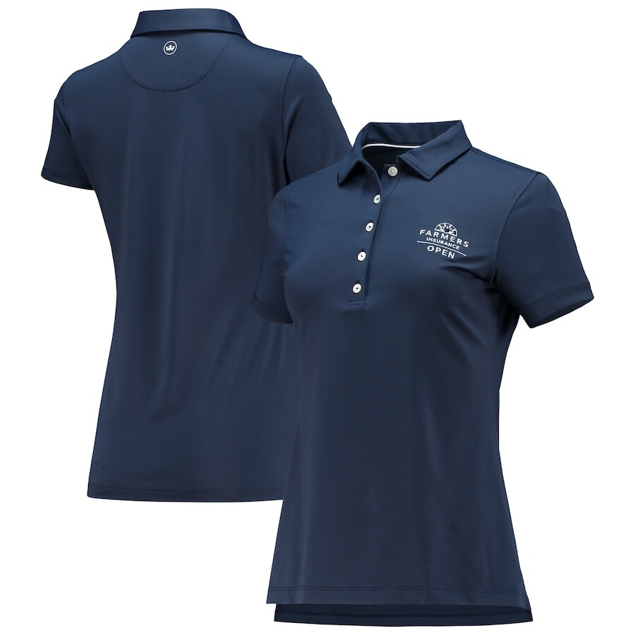 

Поло с коротким рукавом Peter Millar Farmers Insurance Open, нави