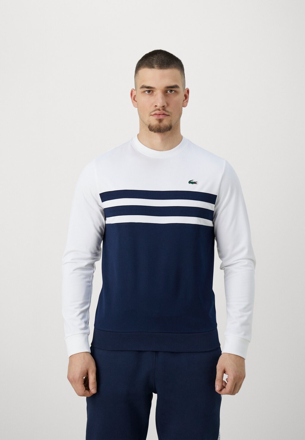 

Толстовка Sweatshirt Tc Lacoste, цвет white/navy blue
