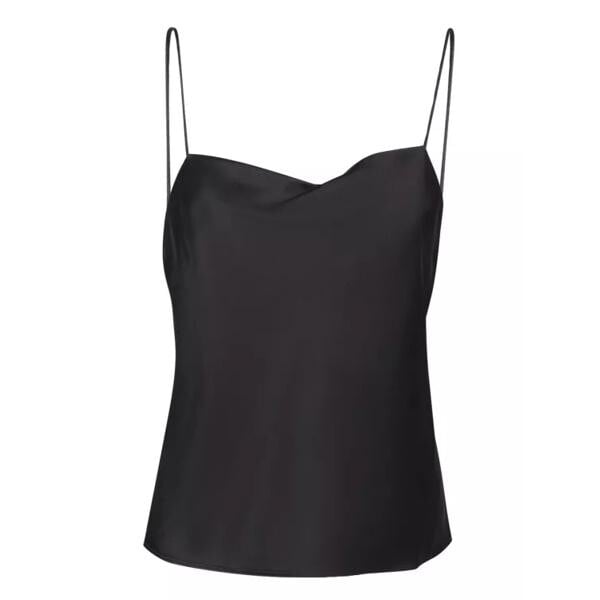 

Футболка slip tank top Alice + Olivia, черный