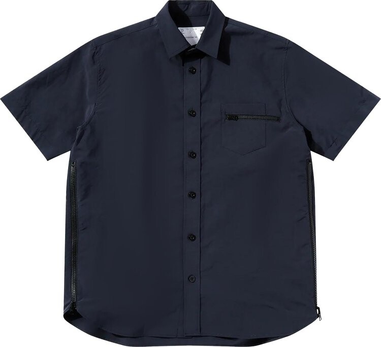 

Рубашка Sacai Matte Taffeta 'Navy', синий