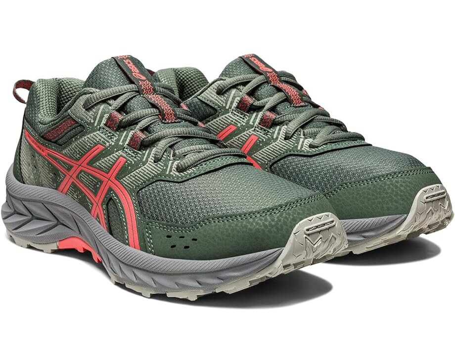 

Кроссовки Asics Pre Venture 9 GS, цвет Ivy/Papaya