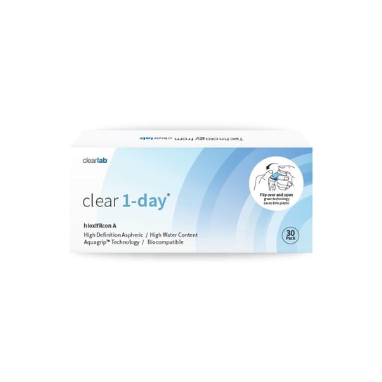 

Прозрачные 1-дневные, Бесцветные контактные линзы -2, 30 шт. Clear Lab, Clearlab, бесцветный