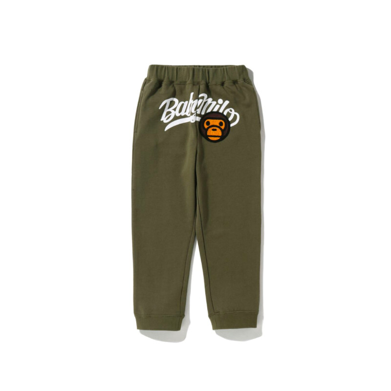 

Детские трикотажные спортивные штаны A Bathing Ape, зеленый
