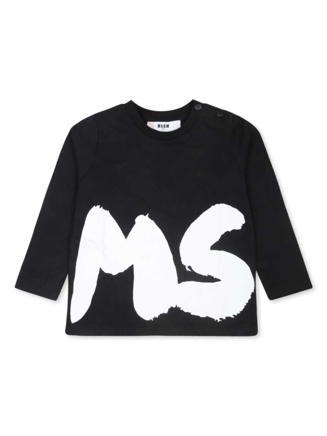

MSGM Kids футболка с логотипом, черный