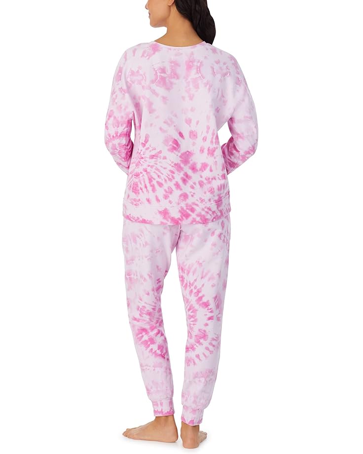 

Пижамный комплект Bedhead PJs Long Sleeve Embroidered Lounge Set, цвет Pink Tie-Dye