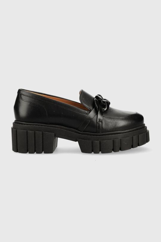 

Мокасины из кожи Saline Charles Footwear, черный