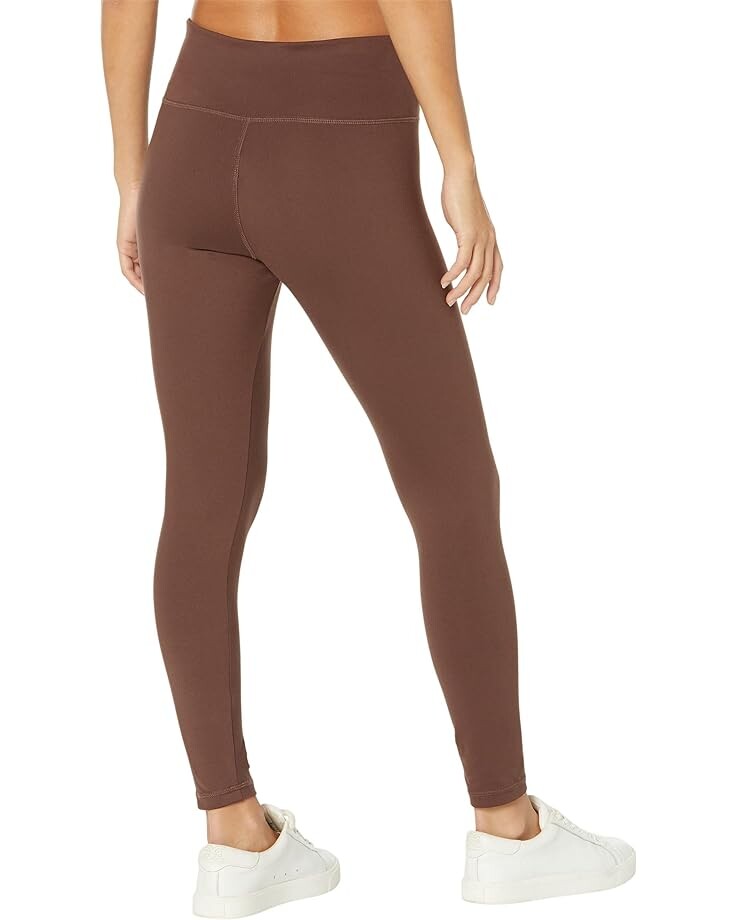 

Брюки Jockey Active High-Waisted Interlock Leggings, цвет French Roast
