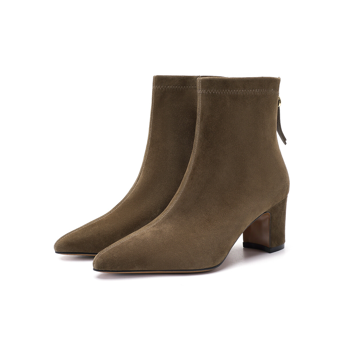 

Ботильоны женские Harson, цвет Camel plus velvet