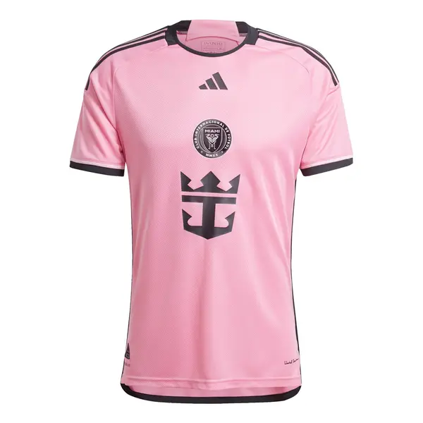 

Футболка футбольные inter miami cf 24 25 messi домашняя футболка азия размеры Adidas, розовый